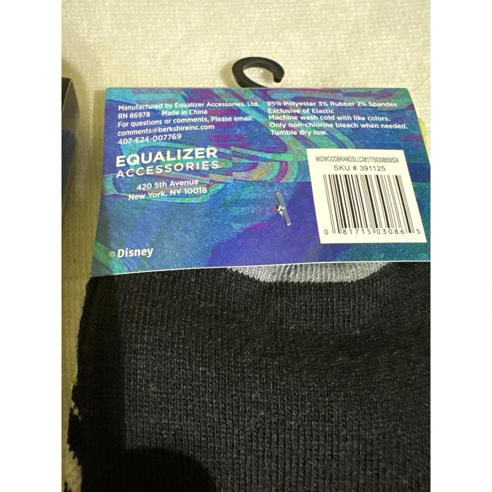 Disney Villains Snow‎ White Maleficent Crew Socks Size 9-13